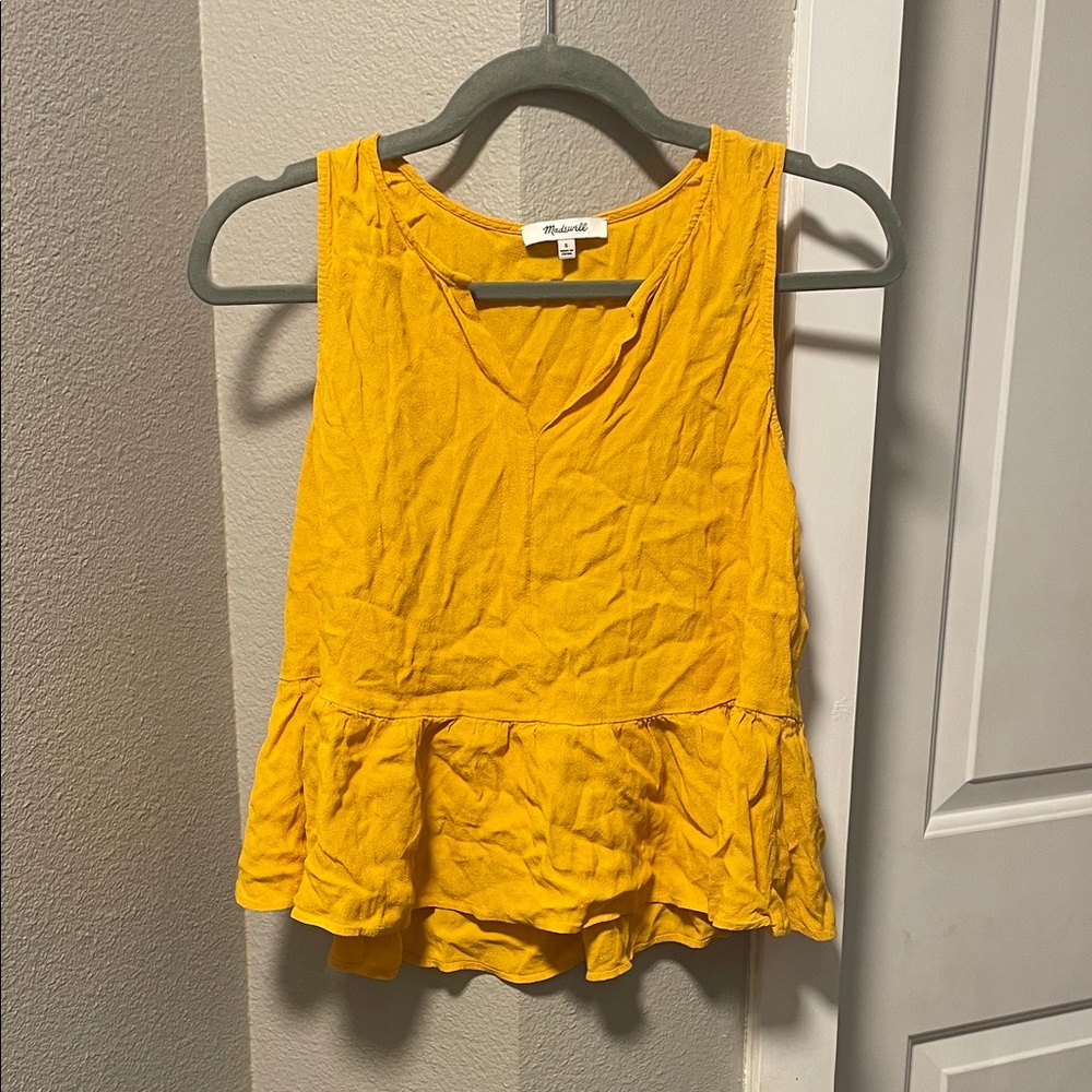 Madewell Golden Sleeveless Tank Top